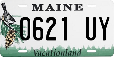 ME license plate 0621UY