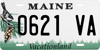 ME license plate 0621VA