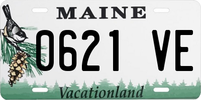 ME license plate 0621VE