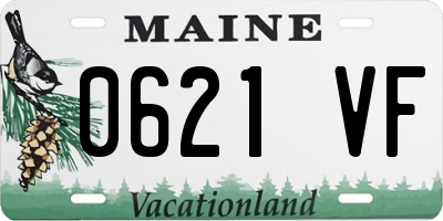 ME license plate 0621VF