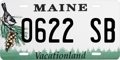 ME license plate 0622SB