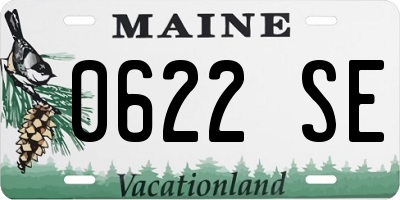 ME license plate 0622SE