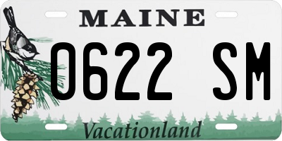 ME license plate 0622SM