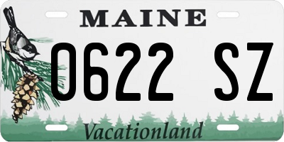 ME license plate 0622SZ