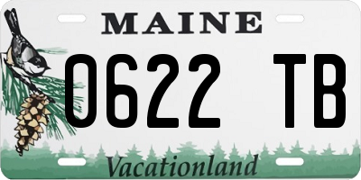 ME license plate 0622TB