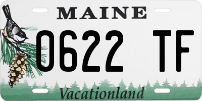 ME license plate 0622TF