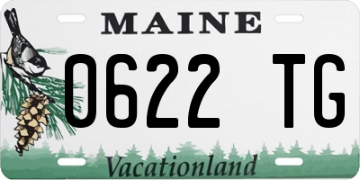 ME license plate 0622TG
