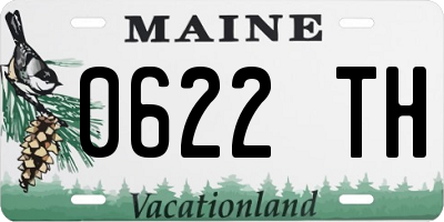 ME license plate 0622TH