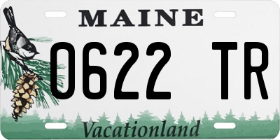 ME license plate 0622TR