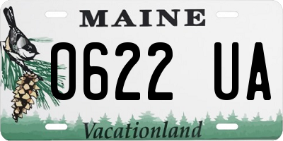 ME license plate 0622UA