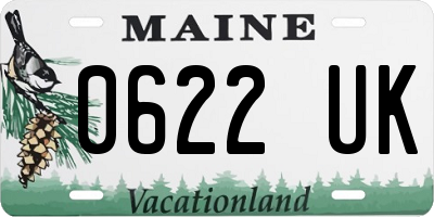 ME license plate 0622UK