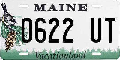 ME license plate 0622UT