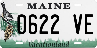ME license plate 0622VE