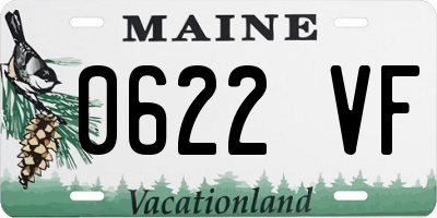 ME license plate 0622VF