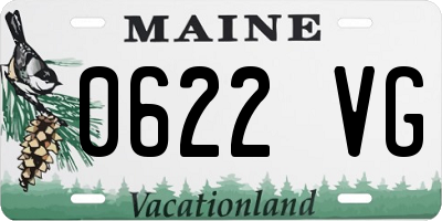 ME license plate 0622VG