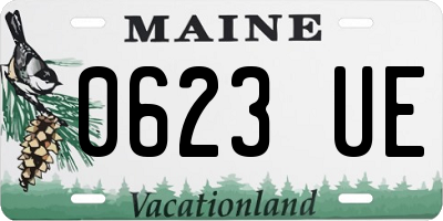 ME license plate 0623UE