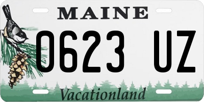 ME license plate 0623UZ