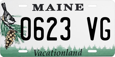 ME license plate 0623VG