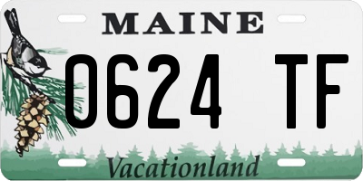 ME license plate 0624TF
