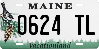 ME license plate 0624TL