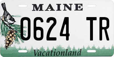 ME license plate 0624TR