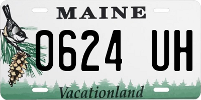 ME license plate 0624UH
