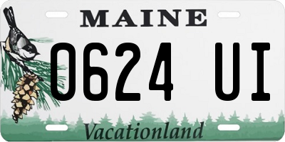 ME license plate 0624UI