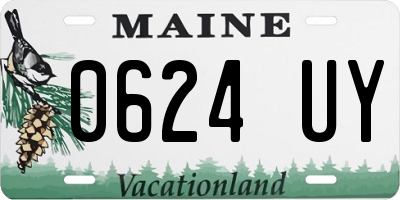 ME license plate 0624UY
