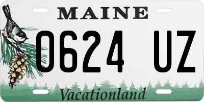 ME license plate 0624UZ