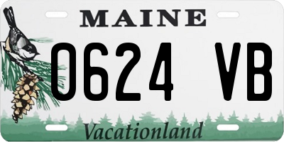 ME license plate 0624VB