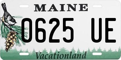 ME license plate 0625UE