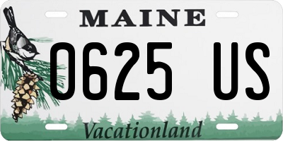 ME license plate 0625US
