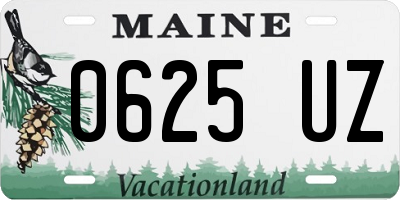 ME license plate 0625UZ