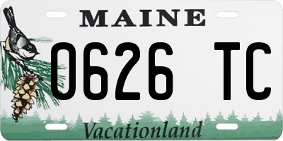 ME license plate 0626TC