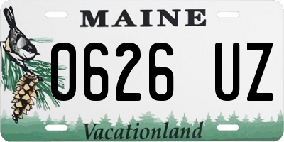 ME license plate 0626UZ