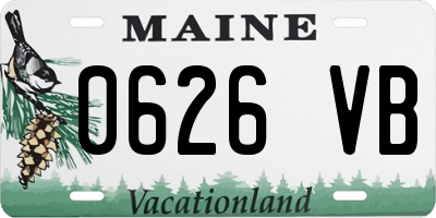 ME license plate 0626VB