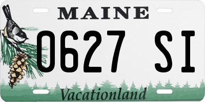 ME license plate 0627SI