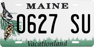 ME license plate 0627SU