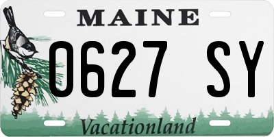 ME license plate 0627SY