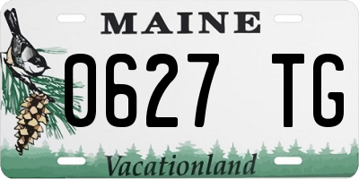 ME license plate 0627TG