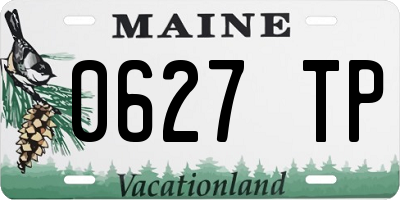 ME license plate 0627TP