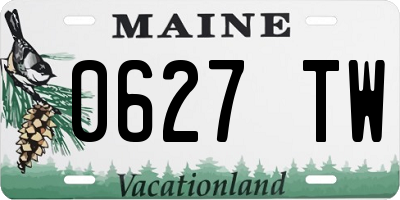 ME license plate 0627TW