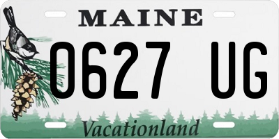 ME license plate 0627UG
