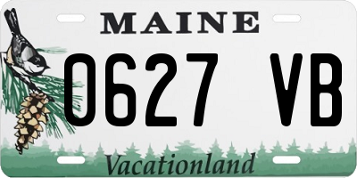 ME license plate 0627VB