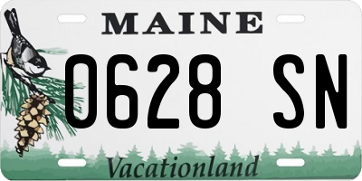 ME license plate 0628SN
