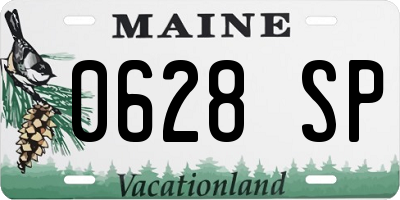 ME license plate 0628SP