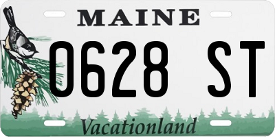ME license plate 0628ST