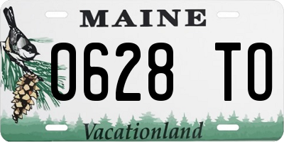 ME license plate 0628TO