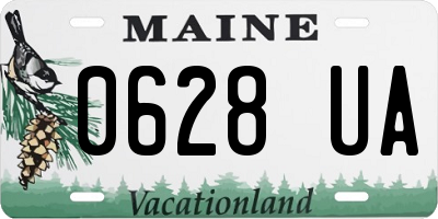 ME license plate 0628UA