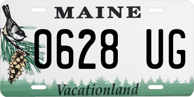 ME license plate 0628UG